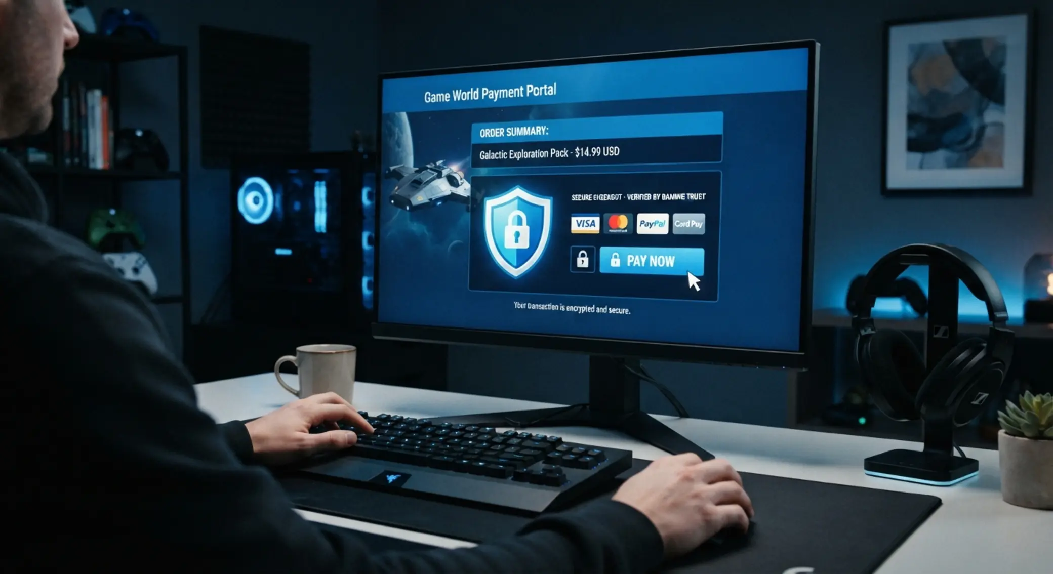 Bezpieczna płatność paysafecard w serwisie z grami online