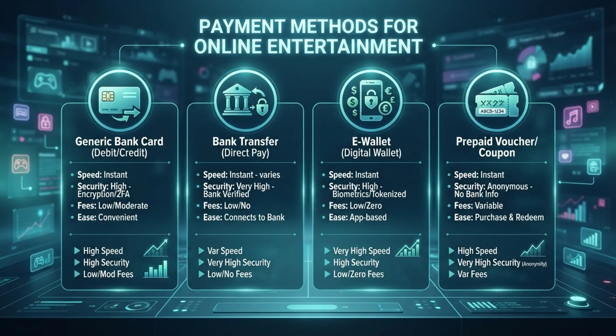 Porównanie metod płatności przy odbieraniu bonusów online
