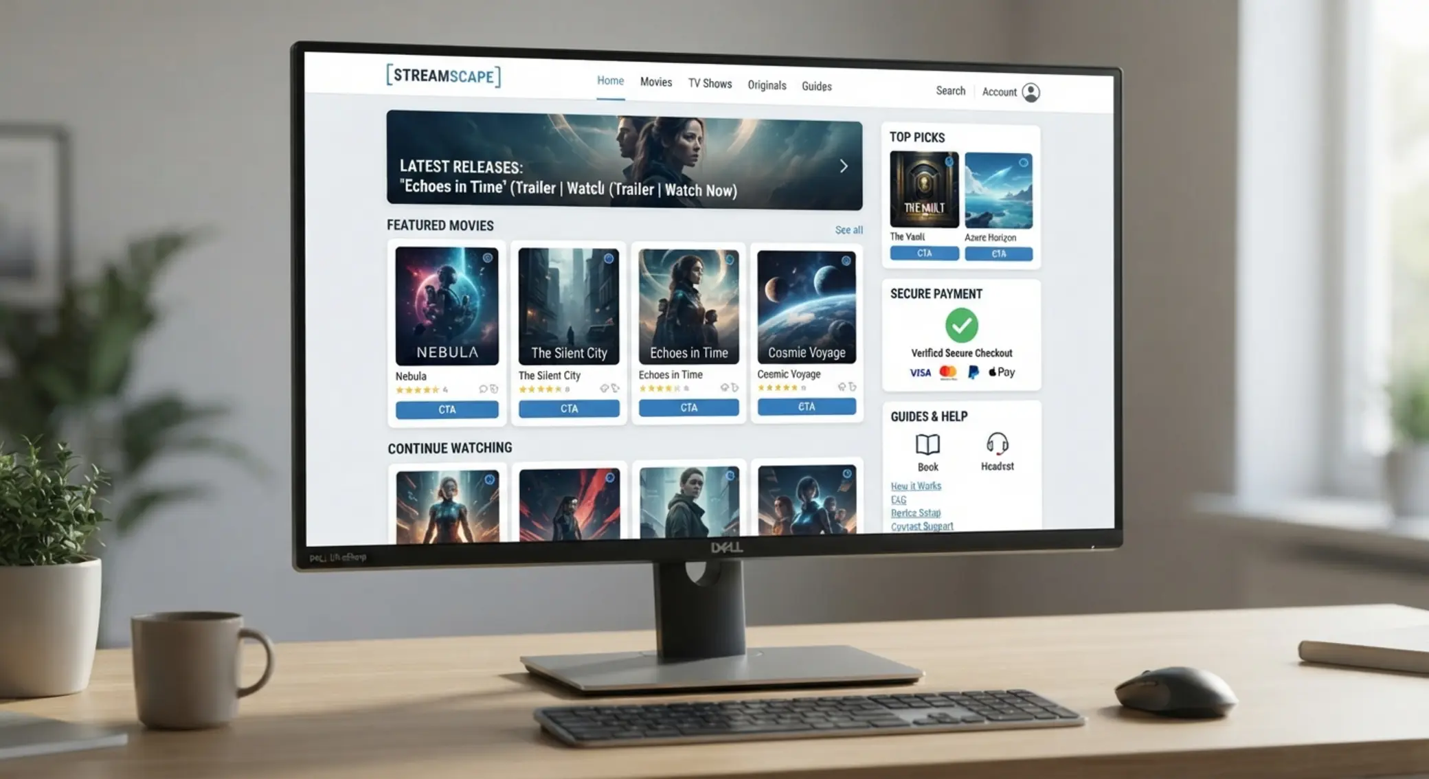 Nawigacja po serwisie informacyjnym Przejrzysta nawigacja serwisu z zaznaczonymi sekcjami poradnika