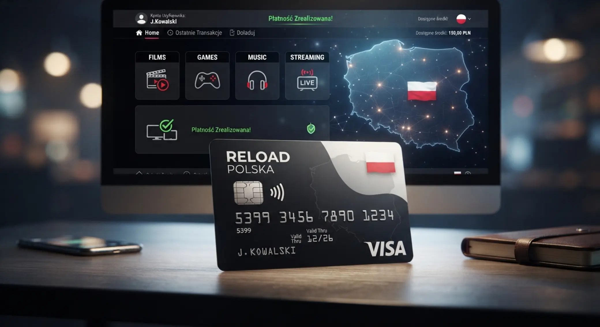 Paysafecard w Polsce Karta prepaid z motywem Polski i bezpieczną płatnością online
